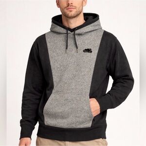 Roots Men’s Classic Pullover Hoodie | Grey & Black | Cozy Thick Classic | M